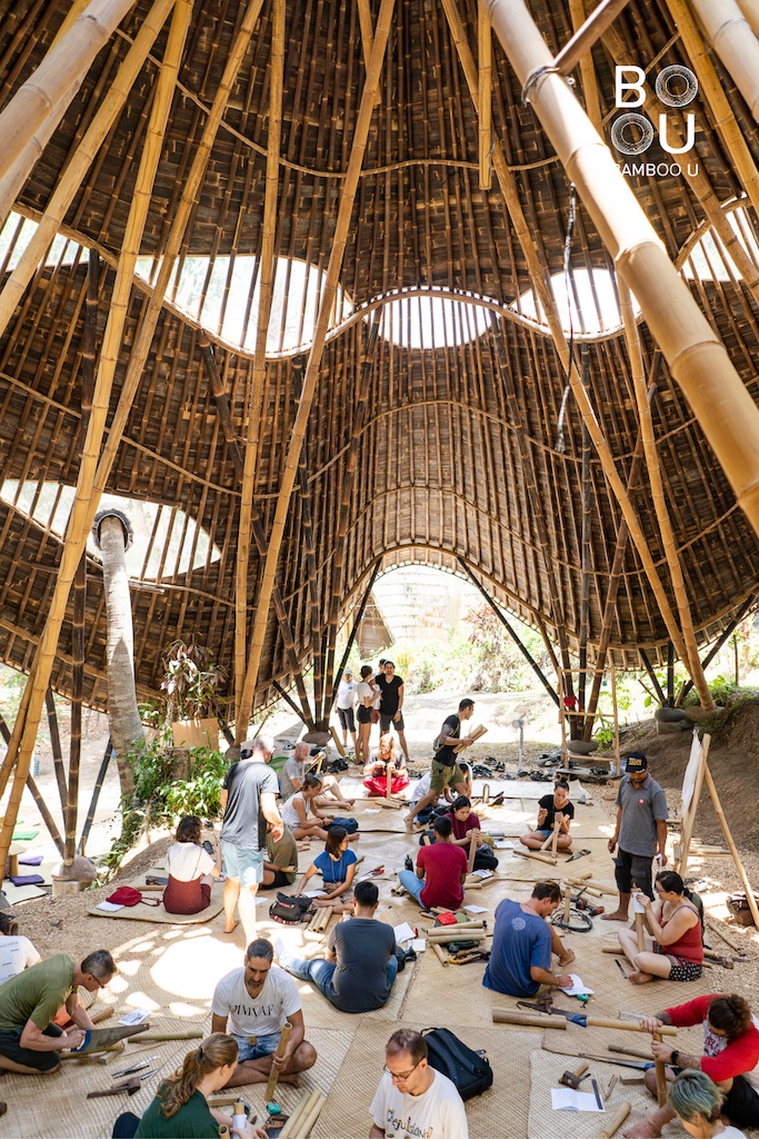 Bamboo U offers bamboo eco-architecture courses for creatives, designers and architects.