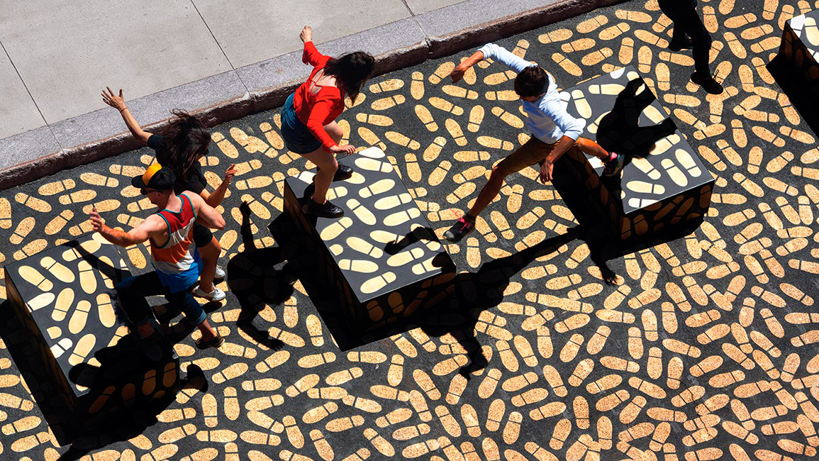 Dance Floor On The Street