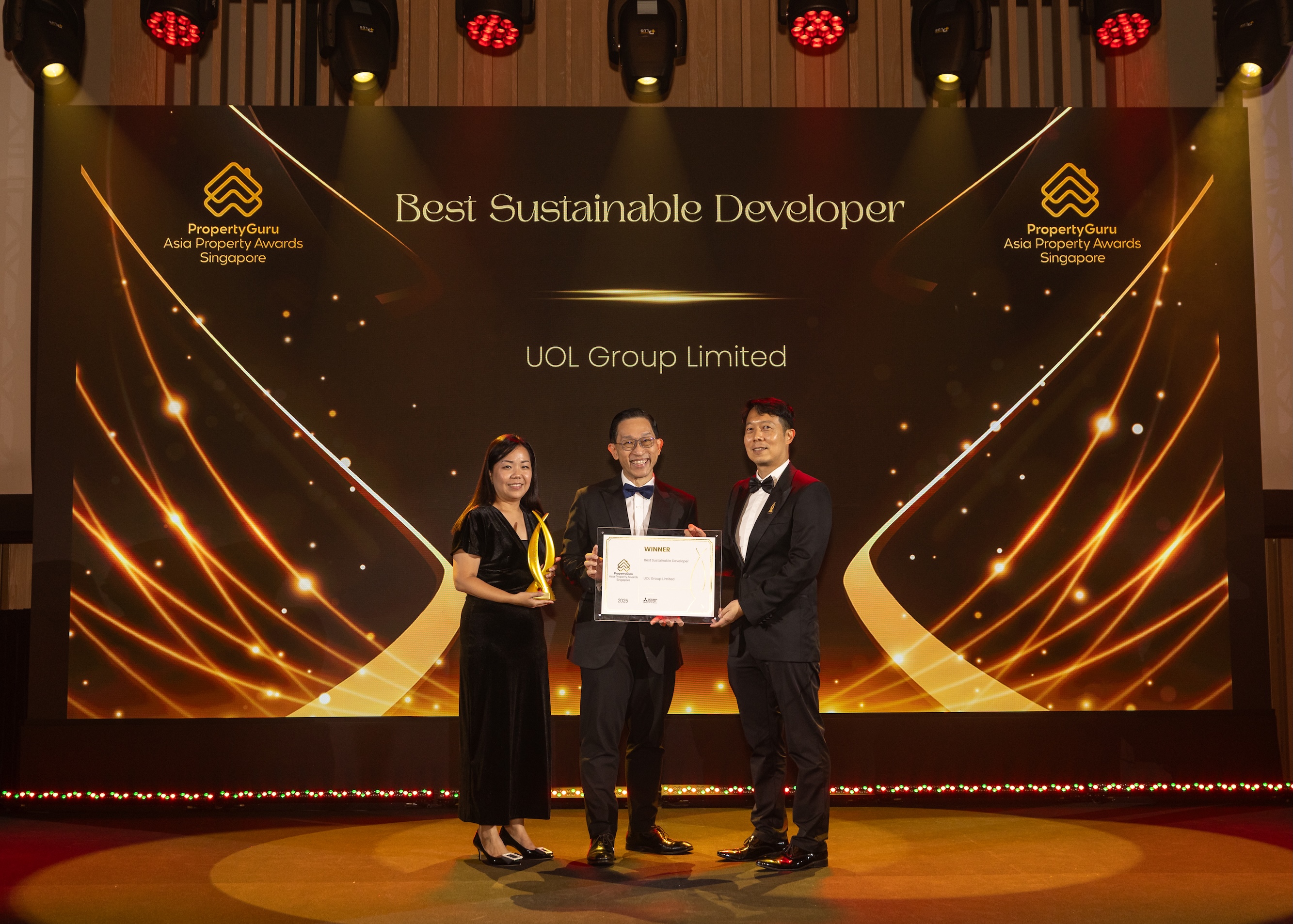 UOL Group wins Best Sustainable Developer, recognised for its commitment to green innovation and future-ready residential design.
