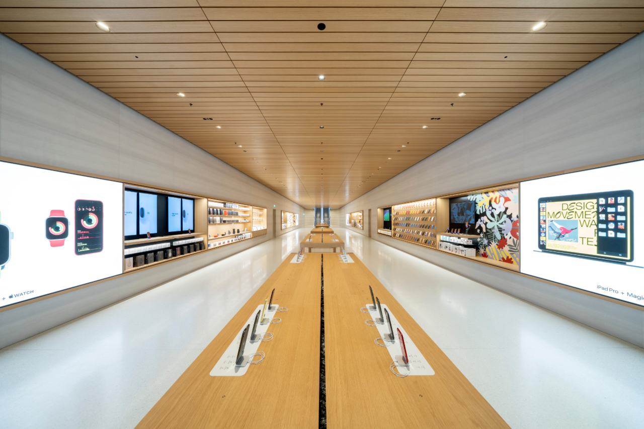 Apple's 'most ambitious' new store in Singapore departs from signature  design