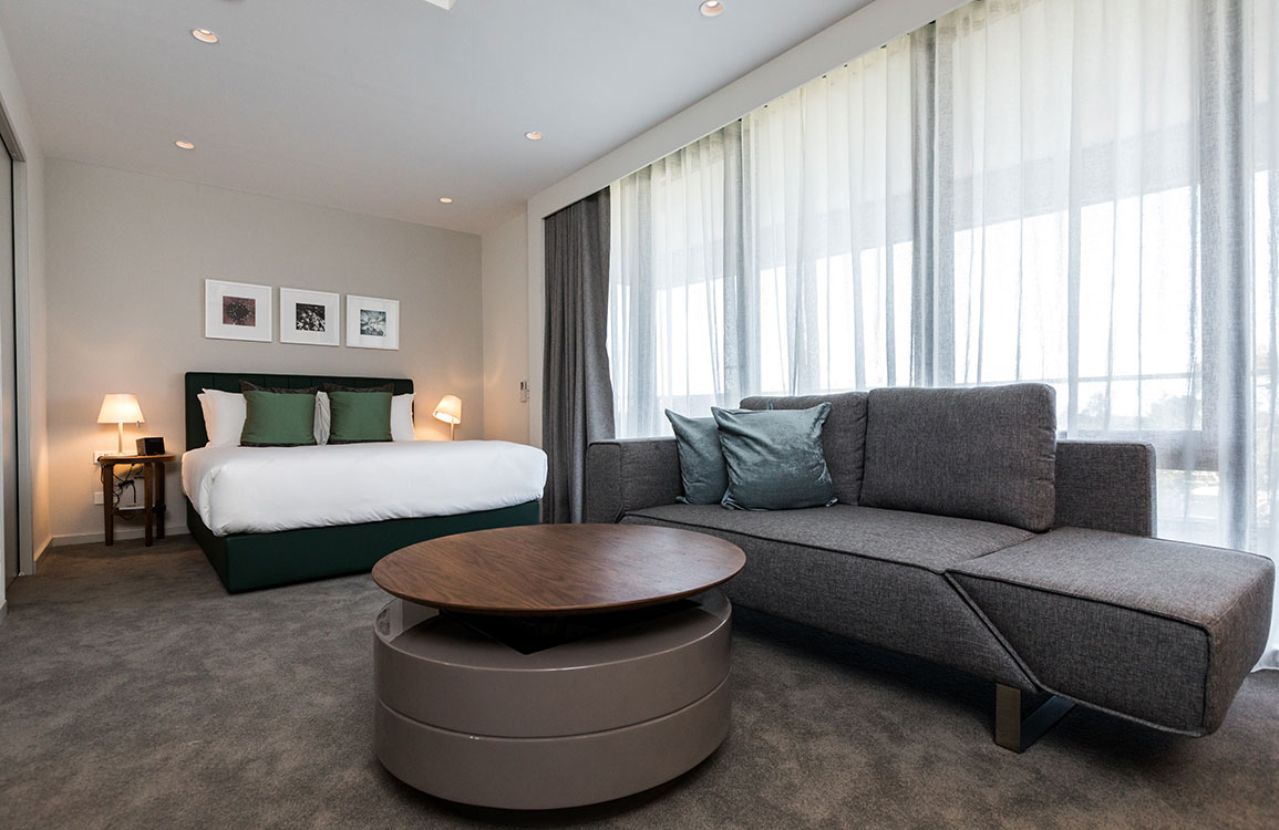 All guest rooms feature the Cierre Thin bed that offers maximum, luxurious comfort 