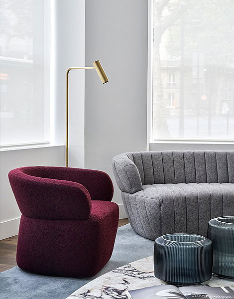 The Josephine armchair and Joseph sofa