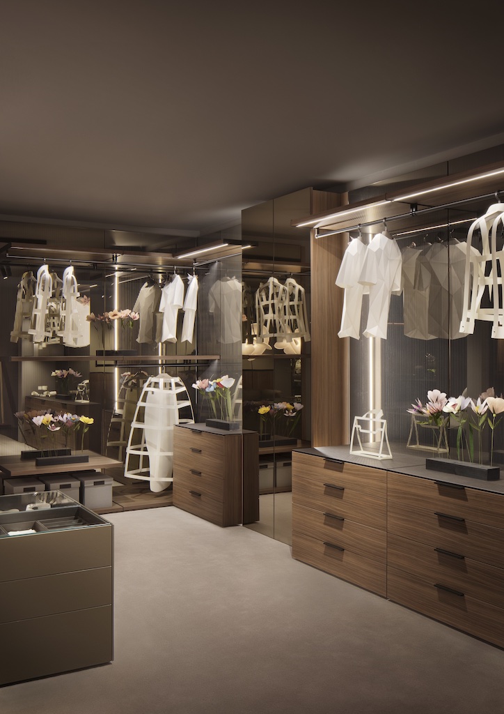 VENTITRE walk-in wardrobe