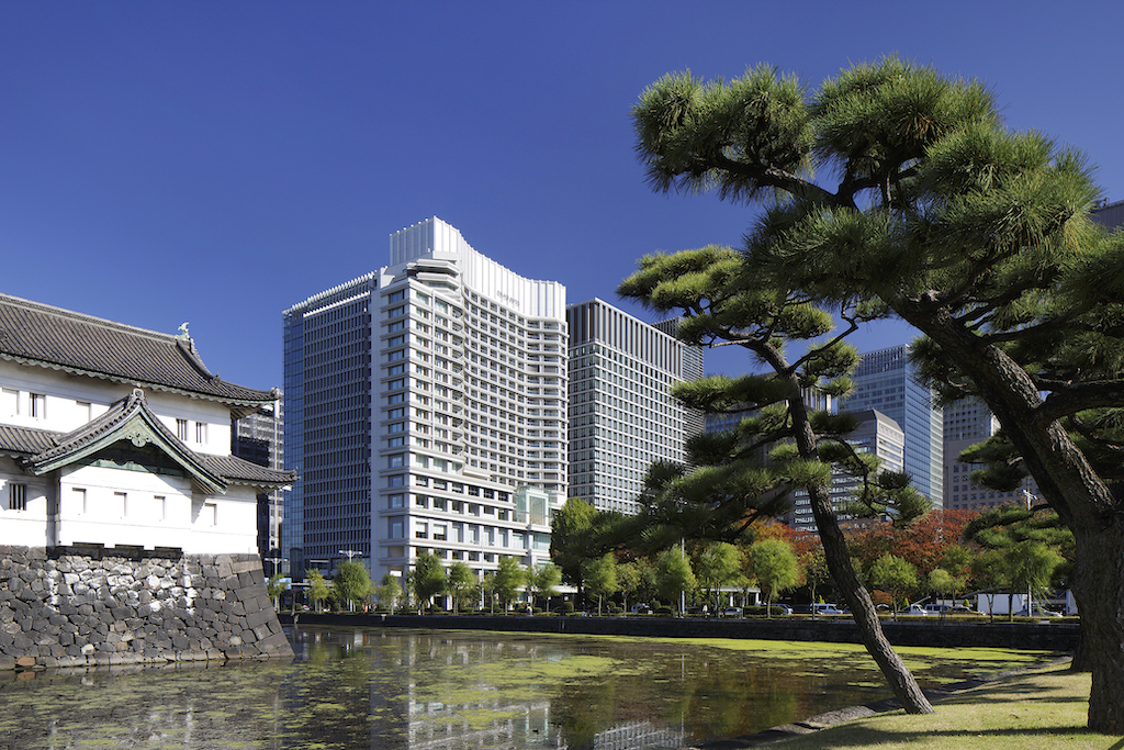 Palace Hotel Tokyo overlooks the Imperial Palace gardens 