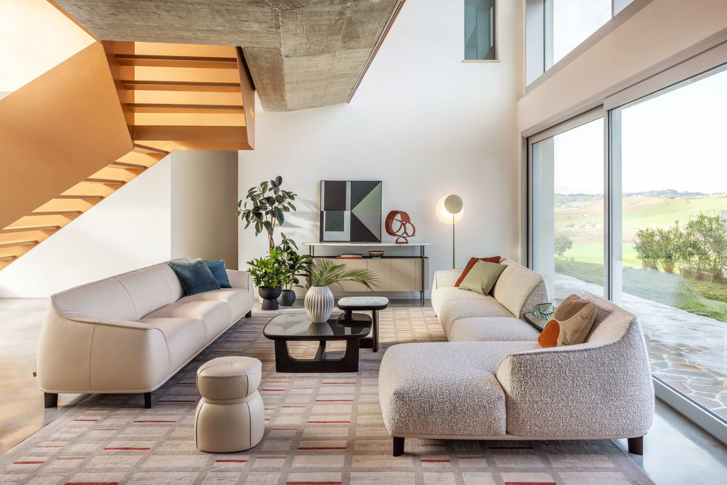 Archibald sofa system by Jean-Marie Massaud