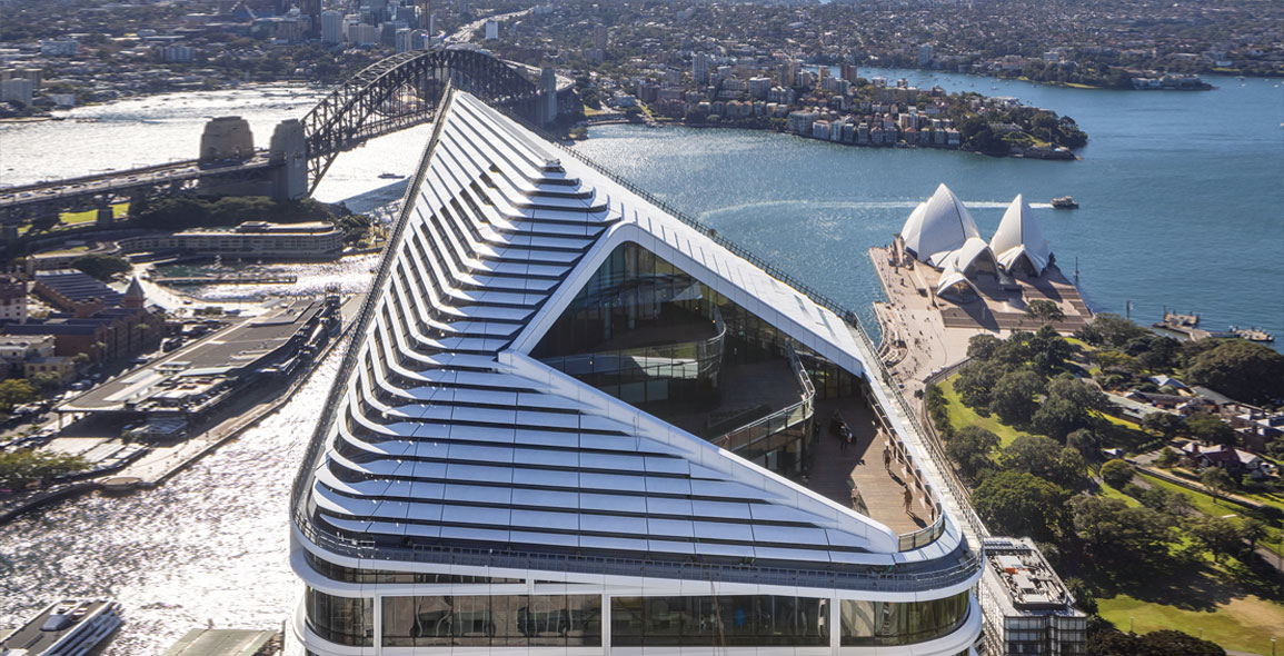 Quay Quarter Tower is the first project by a Danish architect completed in Sydney since the Opera House.